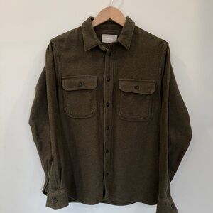 Everlane Dark Olive Men's Shirt Jacket
